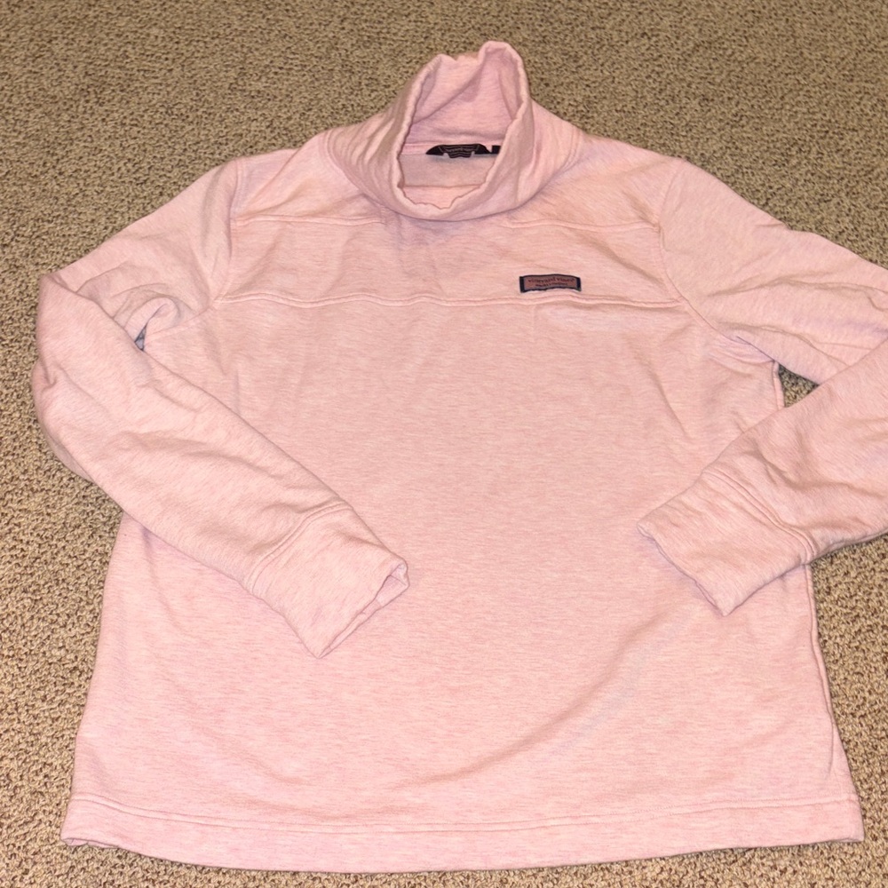 Vineyard‎ Vines Pink Long Sleeve Turtleneck sweatshirt M